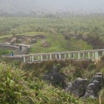 Walkway at Pancake Rocks, looks like China!